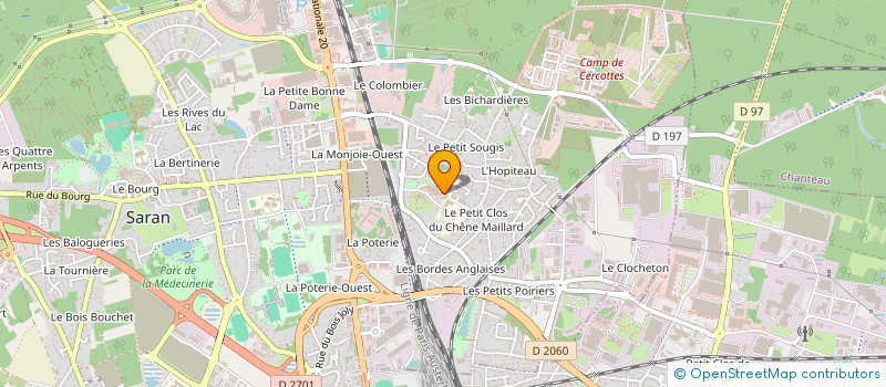 localisation de l'entreprise MONSIEUR MICHAEL MARIUS  SARAN