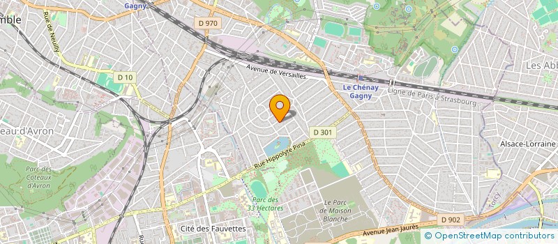 localisation de l'entreprise MONSIEUR MICHAEL MARKASIS  GAGNY