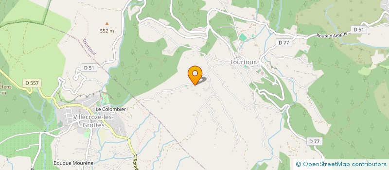 localisation de l'entreprise MONSIEUR MICHAEL MARLET  TOURTOUR