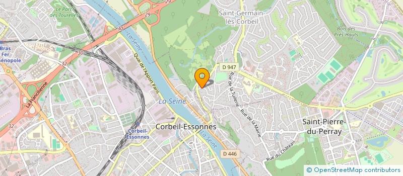 localisation de l'entreprise MONSIEUR MICHAEL MARNAT  SAINT-GERMAIN-LES-CORBEIL