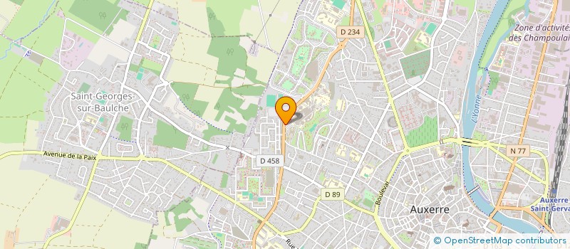 localisation de l'entreprise MONSIEUR MICHAEL MAROCCHINI à AUXERRE