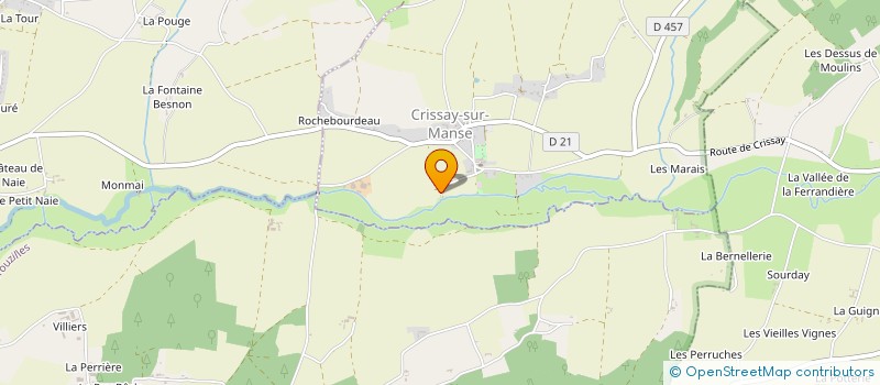 localisation de l'entreprise MONSIEUR MICHAEL MARTIN  CRISSAY-SUR-MANSE