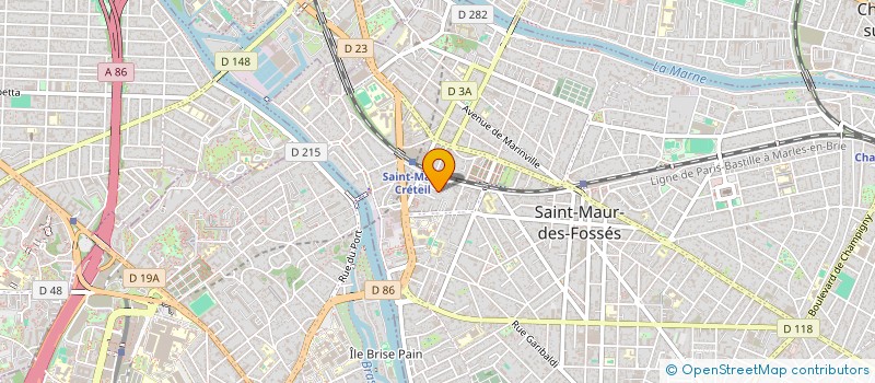 localisation de l'entreprise MONSIEUR MICHAEL MARTIN à SAINT-MAUR-DES-FOSSES