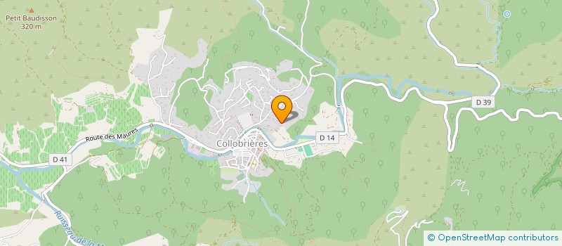 localisation de l'entreprise MONSIEUR MICHAEL MARTIN  COLLOBRIERES