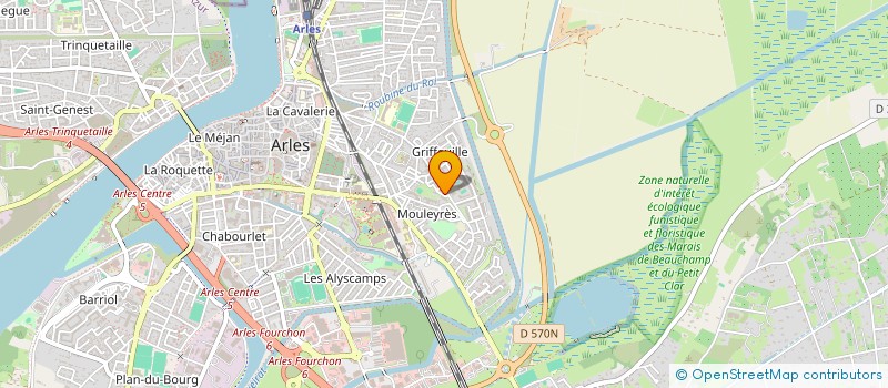 localisation de l'entreprise MONSIEUR MICHAEL MARTINEZ  ARLES