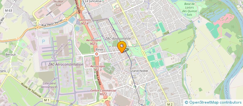 localisation de l'entreprise MONSIEUR MICHAEL MARTINEZ  BLAGNAC