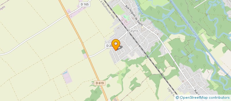 localisation de l'entreprise MONSIEUR MICHAEL MARTINEZ  PAYNS