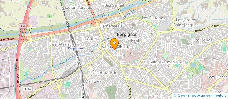 localisation de l'entreprise MONSIEUR MICHAEL MARTINEZ  PERPIGNAN