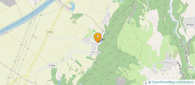 localisation de l'entreprise MONSIEUR MICHAEL MARTINEZ ALONSO  VERNAS