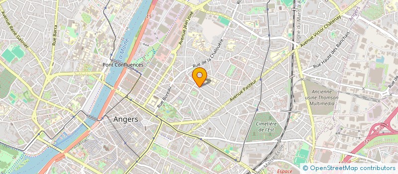 localisation de l'entreprise MONSIEUR MICHAEL MARTINOTTI  ANGERS