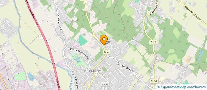 localisation de l'entreprise MONSIEUR MICHAEL MARTINS  BRUGUIERES
