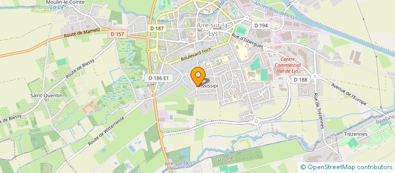 localisation de l'entreprise MONSIEUR MICHAEL MASSET à AIRE-SUR-LA-LYS