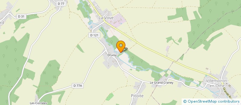 localisation de l'entreprise MONSIEUR MICHAEL MASSON  SAINT-BENOIST-SUR-VANNE