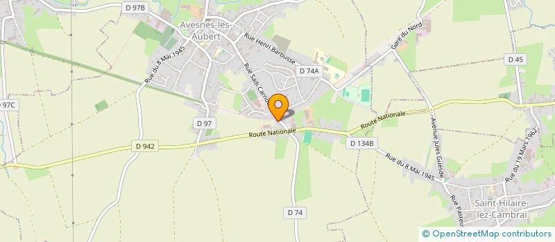 localisation de l'entreprise MONSIEUR MICHAEL MATHON  AVESNES-LES-AUBERT