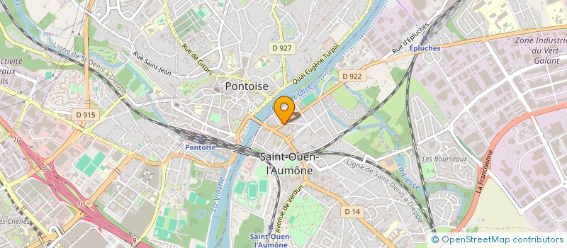 localisation de l'entreprise MONSIEUR MICHAEL MAUBERT  SAINT-OUEN-L'AUMONE