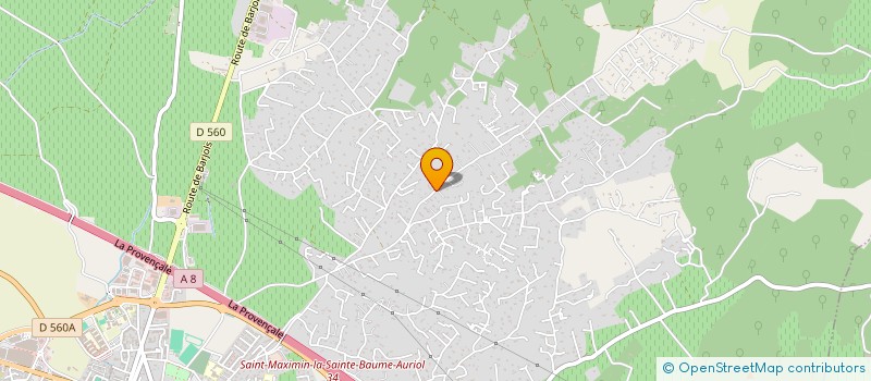 localisation de l'entreprise MONSIEUR MICHAEL MAUREL à SAINT-MAXIMIN-LA-SAINTE-BAUME