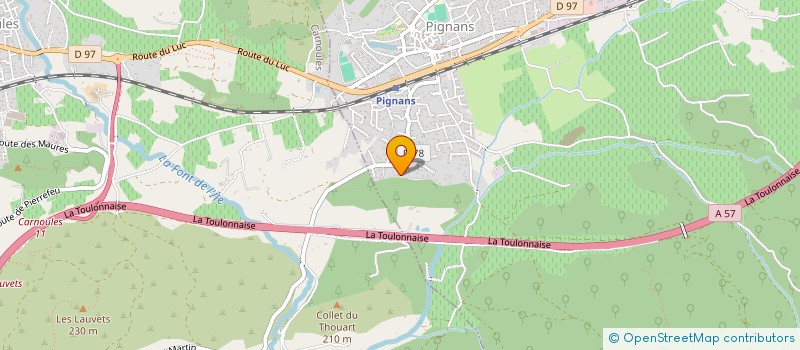 localisation de l'entreprise MONSIEUR MICHAEL MAZE  PIGNANS