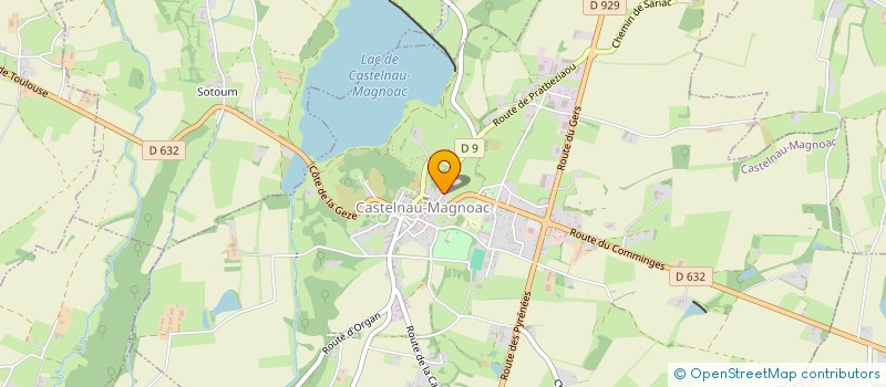 localisation de l'entreprise MONSIEUR MICHAEL MEEUWISSEN  CASTELNAU-MAGNOAC