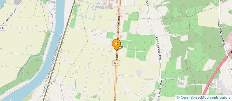 localisation de l'entreprise MONSIEUR MICHAEL MELLAERTS  CHATEAUNEUF-DU-RHONE