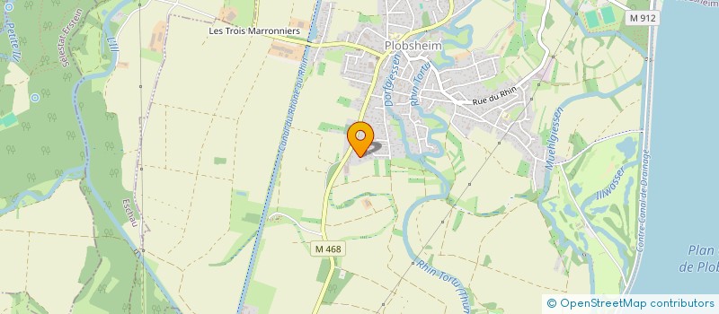 localisation de l'entreprise MONSIEUR MICHAEL METZGER  PLOBSHEIM