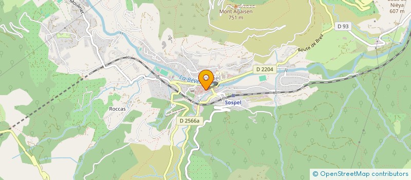 localisation de l'entreprise MONSIEUR MICHAEL MEZIERE  SOSPEL