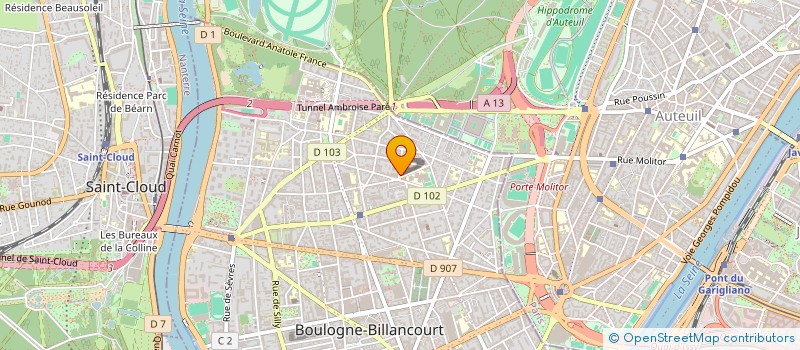 localisation de l'entreprise MONSIEUR MICHAEL MICHAEL DAKS  BOULOGNE-BILLANCOURT
