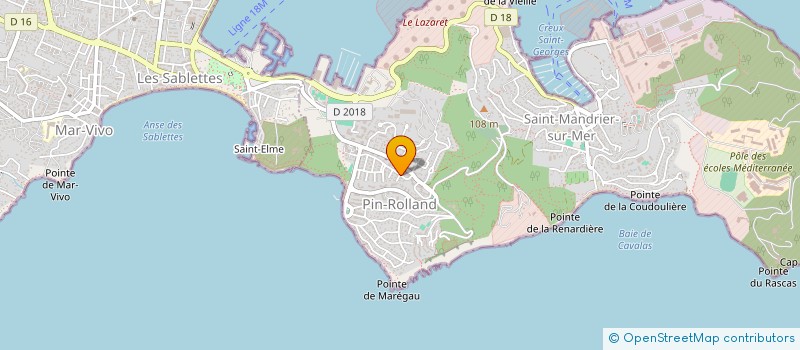 localisation de l'entreprise MONSIEUR MICHAEL MICHAUT  SAINT-MANDRIER-SUR-MER