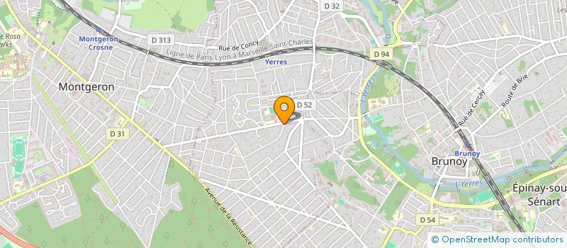 localisation de l'entreprise MONSIEUR MICHAEL MIEULLE  YERRES