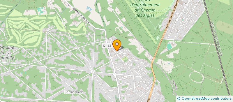 localisation de l'entreprise MONSIEUR MICHAEL MILES  CHANTILLY