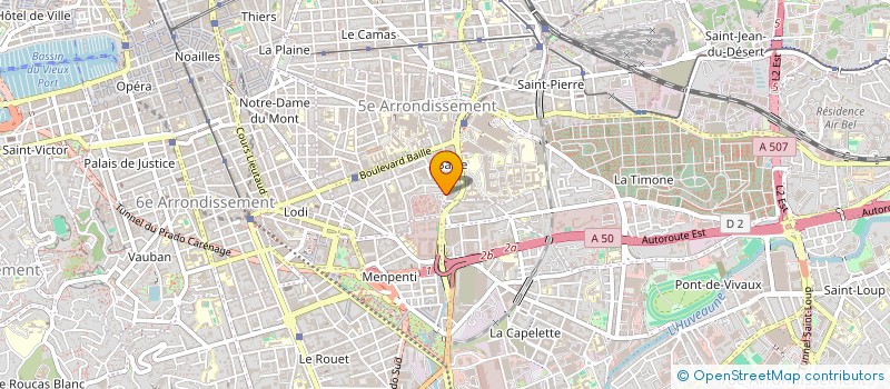 localisation de l'entreprise MONSIEUR MICHAEL MINOTTE  MARSEILLE