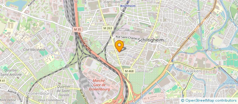 localisation de l'entreprise MONSIEUR MICHAEL MITHOUARD  SCHILTIGHEIM