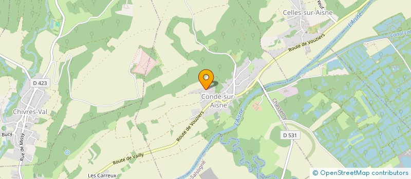 localisation de l'entreprise MONSIEUR MICHAEL MODDE  CONDE-SUR-AISNE