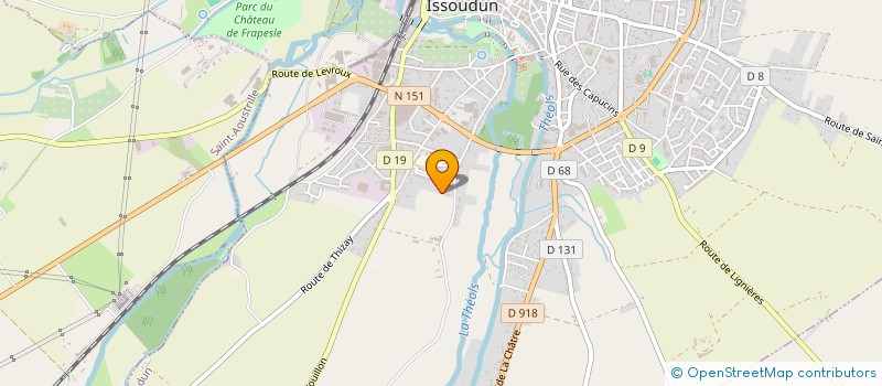 localisation de l'entreprise MONSIEUR MICHAEL MOLIN à ISSOUDUN