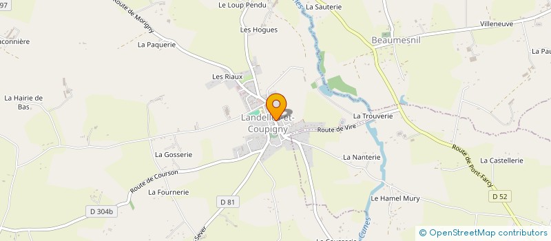 localisation de l'entreprise MONSIEUR MICHAEL MONAGHAN  LANDELLES-ET-COUPIGNY