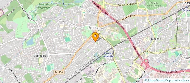 localisation de l'entreprise MONSIEUR MICHAEL MONFILIER  PESSAC