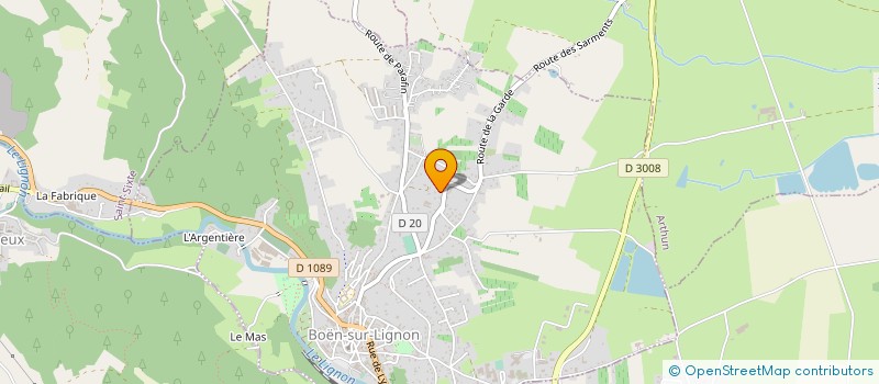 localisation de l'entreprise MONSIEUR MICHAEL MONNET  BOEN-SUR-LIGNON