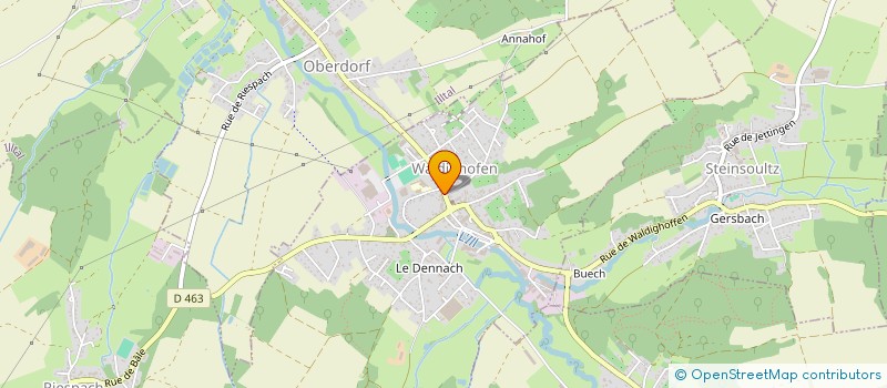 localisation de l'entreprise MONSIEUR MICHAEL MOR  WALDIGHOFEN