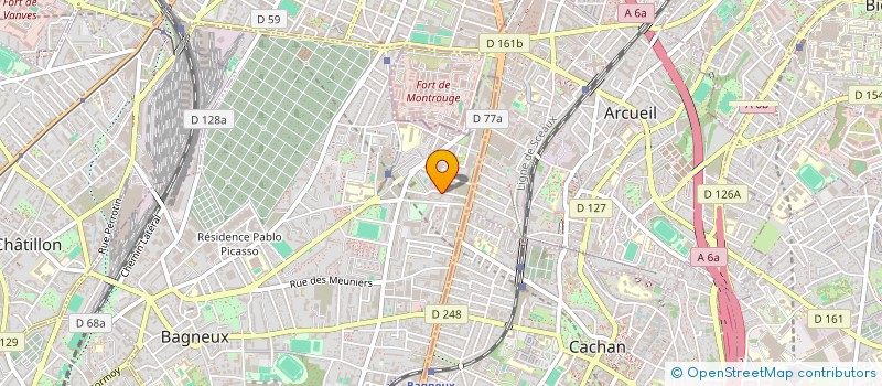 localisation de l'entreprise MONSIEUR MICHAEL MORETTE à BAGNEUX