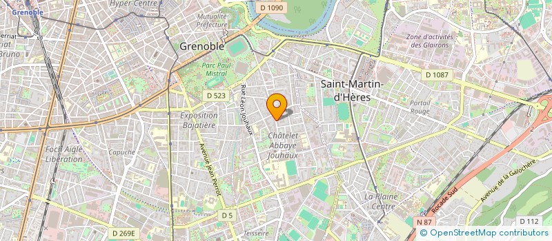 localisation de l'entreprise MONSIEUR MICHAEL MORGADO  GRENOBLE