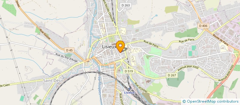 localisation de l'entreprise MONSIEUR MICHAEL MOTTET à LISIEUX