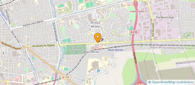 localisation de l'entreprise MONSIEUR MICHAEL MOUEZA  CALAIS