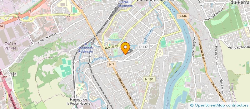 localisation de l'entreprise MONSIEUR MICHAEL MOUNEY  CORBEIL-ESSONNES