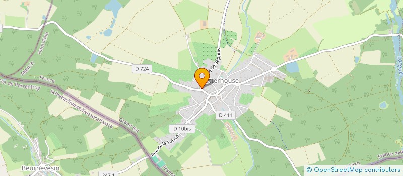 localisation de l'entreprise MONSIEUR MICHAEL MULLER  PFETTERHOUSE