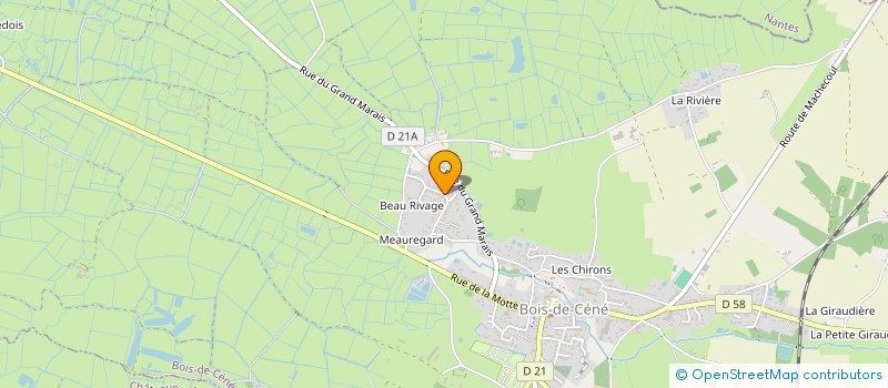 localisation de l'entreprise MONSIEUR MICHAEL MURA  BOIS-DE-CENE