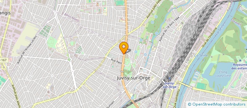 localisation de l'entreprise MONSIEUR MICHAEL MWEPA TSHIOMBELA  JUVISY-SUR-ORGE