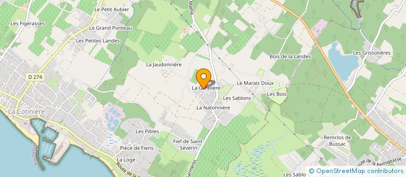 localisation de l'entreprise MONSIEUR MICHAEL NADREAU  SAINT-PIERRE-D'OLERON