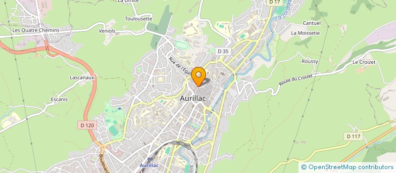 localisation de l'entreprise MONSIEUR MICHAEL NALLET à AURILLAC