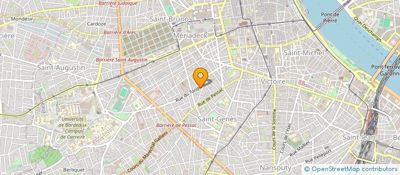 localisation de l'entreprise MONSIEUR MICHAEL NEE  BORDEAUX