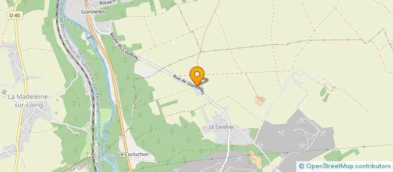 localisation de l'entreprise MONSIEUR MICHAEL NEROT  SOUPPES-SUR-LOING