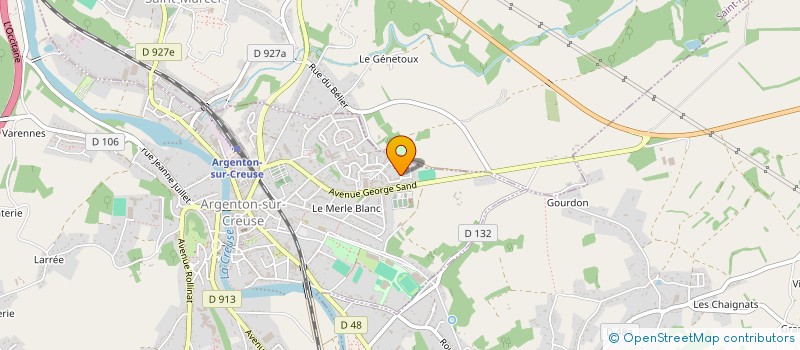 localisation de l'entreprise MONSIEUR MICHAEL NICOLET à ARGENTON-SUR-CREUSE